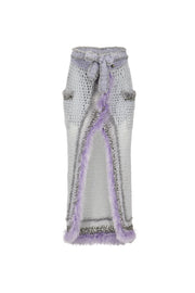 andreeva lavender handmade knit cardigan