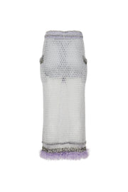 andreeva lavender handmade knit cardigan