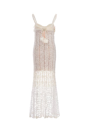 andreeva white crochet dress
