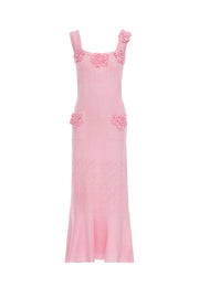 andreeva women's pink knit dress