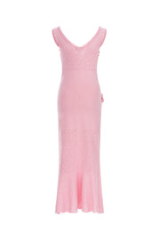 andreeva women's pink knit dress