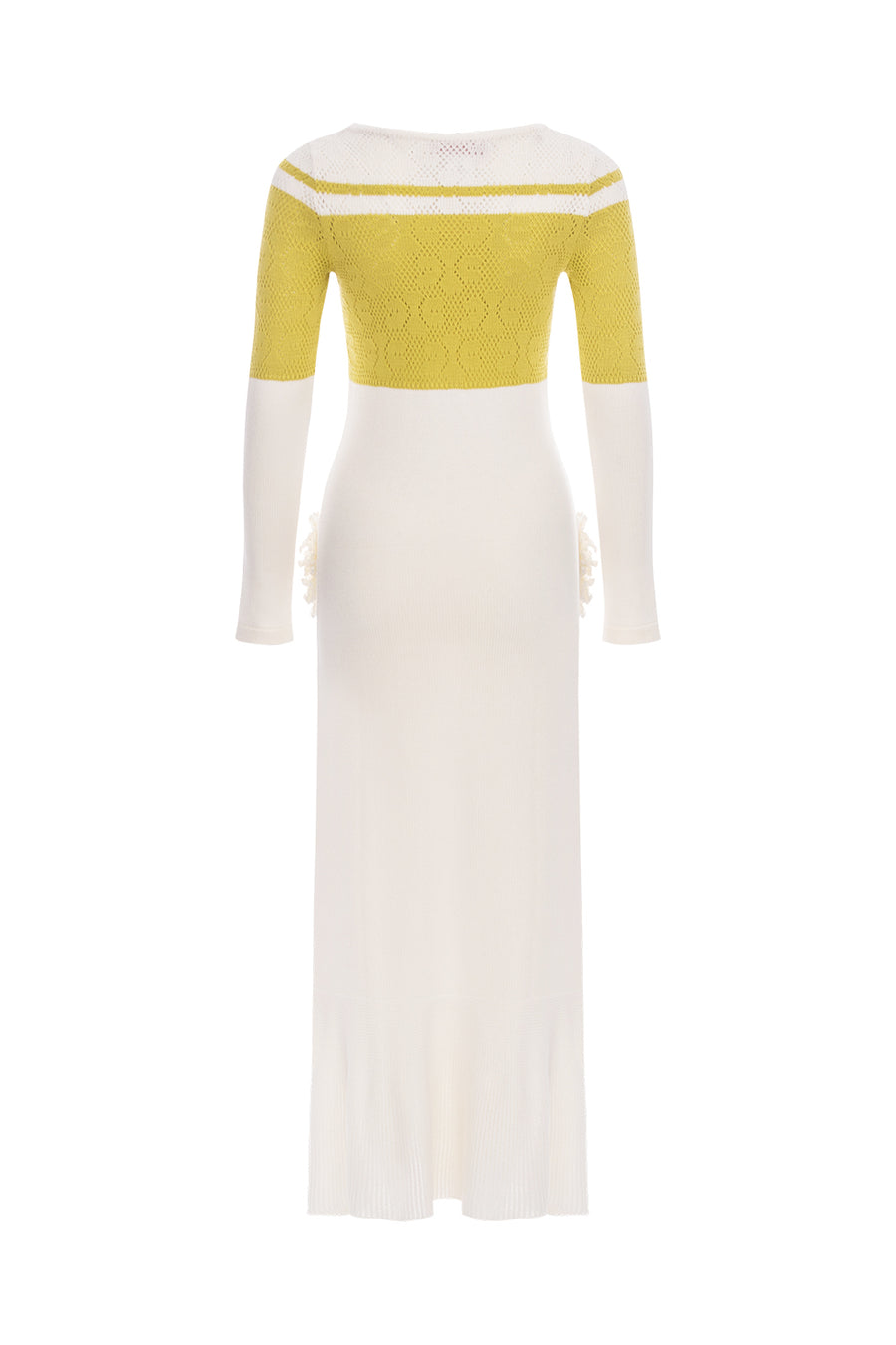 andreeva women's multicolor midi knit dress