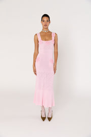 andreeva women's pink knit dress