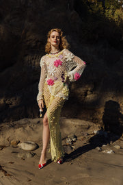 andreeva multicolor crochet top