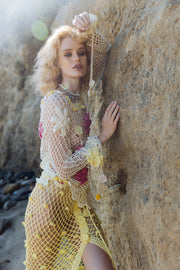 andreeva multicolor crochet top