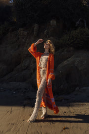 andreeva silver crochet pants