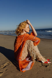 andreeva silver crochet pants