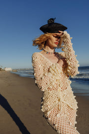 andreeva white crochet shirt