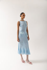 andreeva blue knit dress
