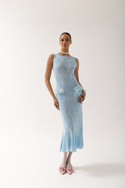 andreeva blue knit dress