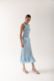 andreeva blue knit dress