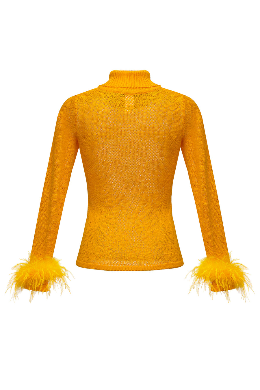 andreeva yellow knit sweater