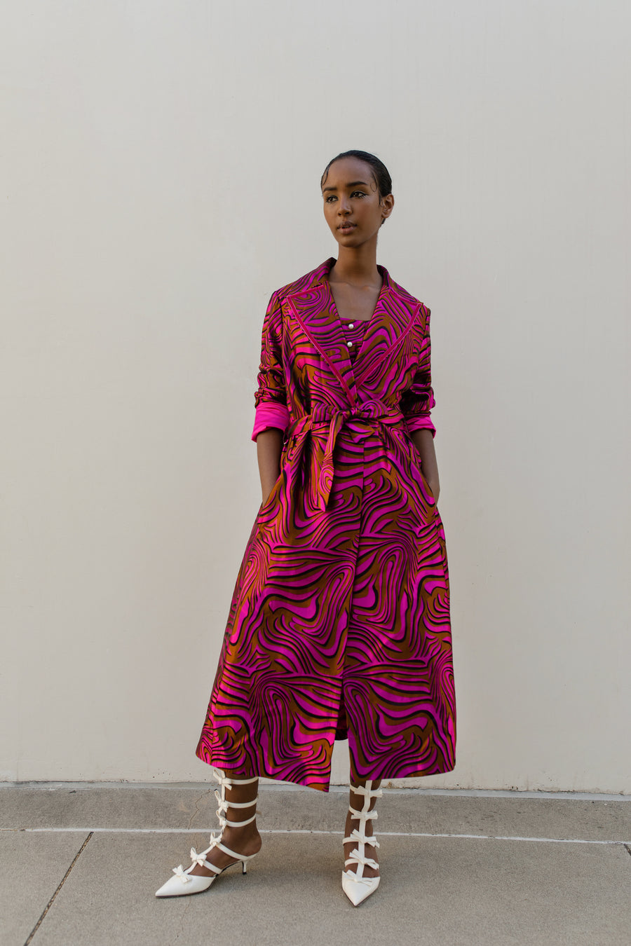 andreeva pink coat