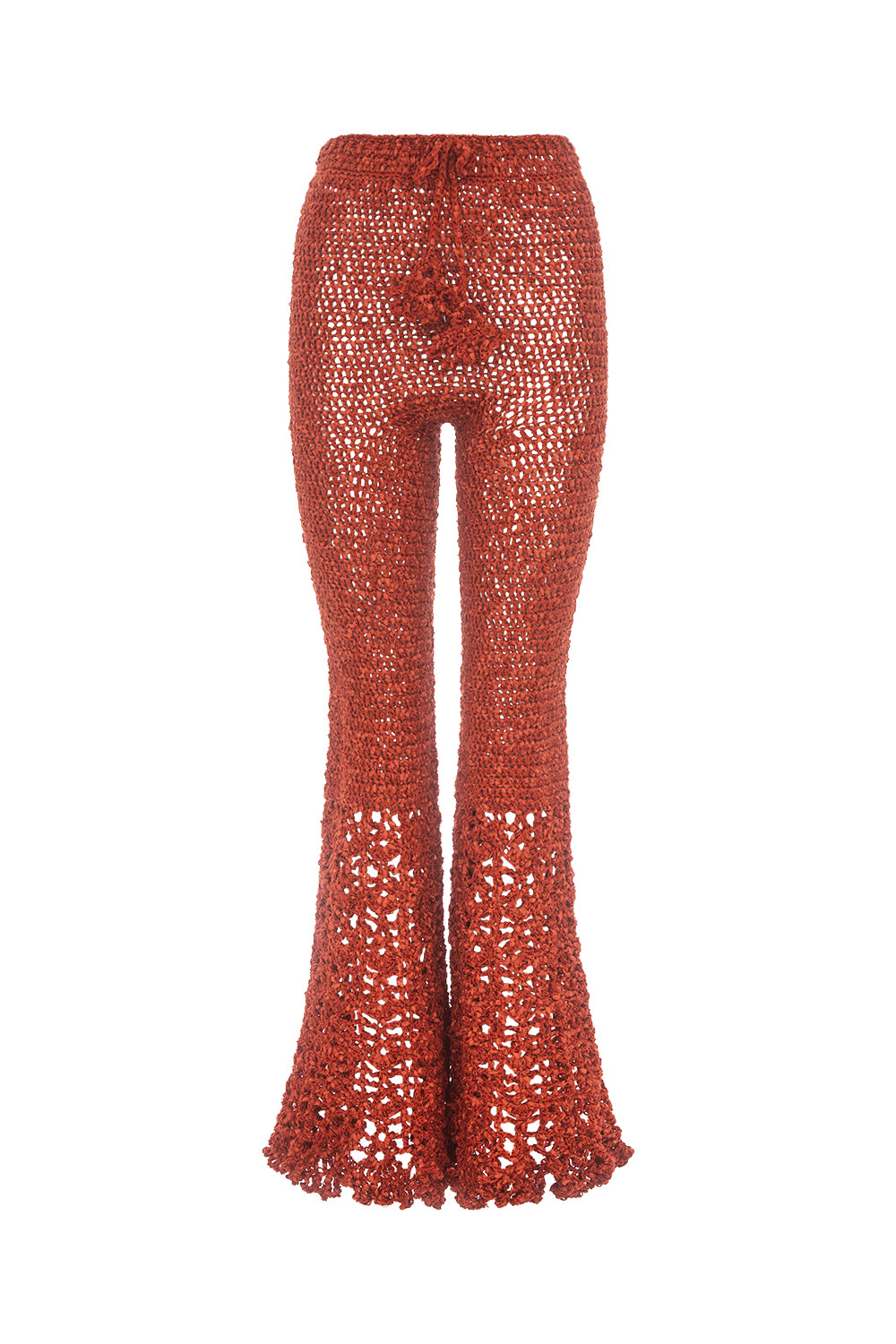 andreeva women's crochet wide pants