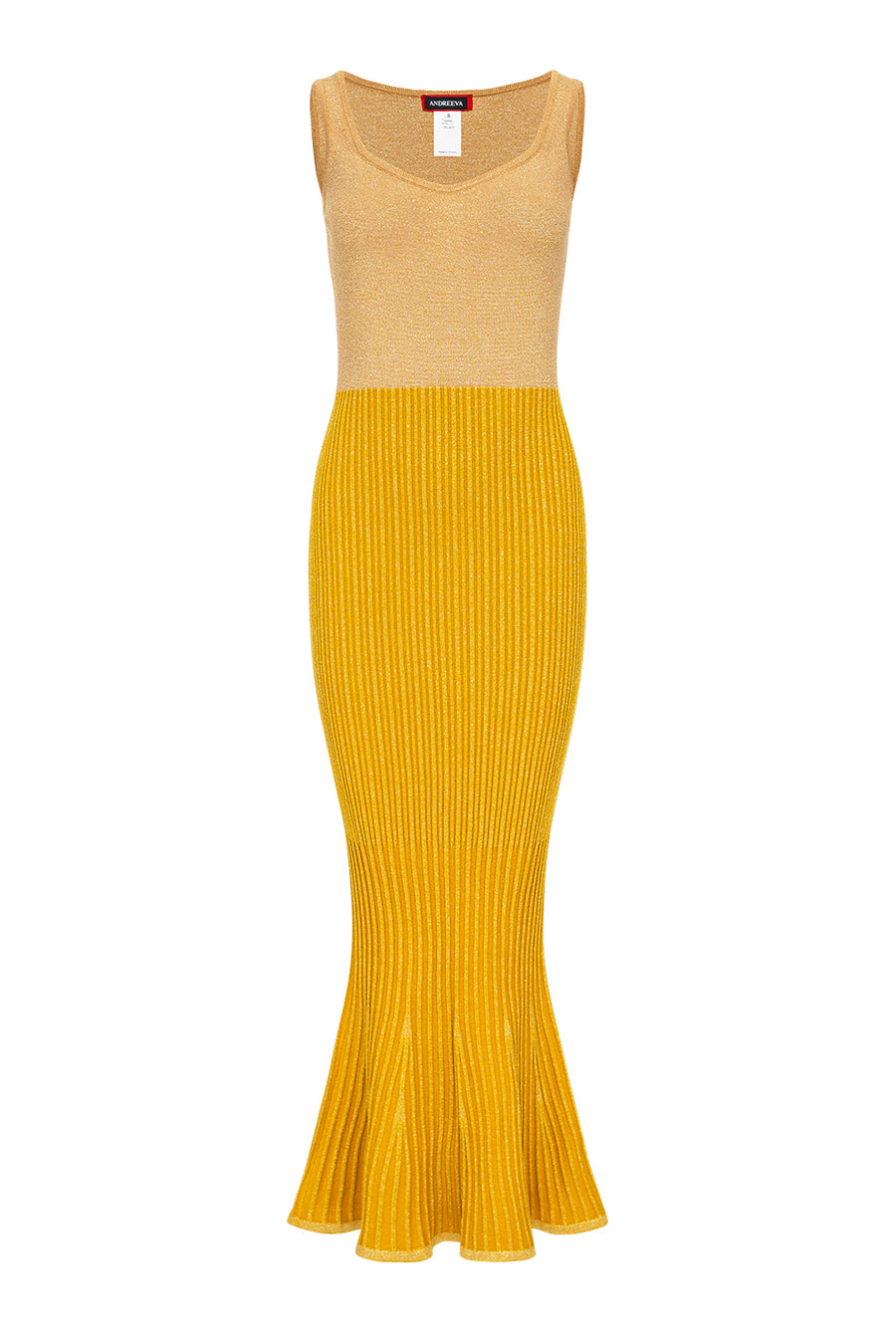 gold metallic knitted dress Hermosa Knit Pleated Maxi Lightweight metallic knit textile Suki Metallic Knit Maxi Dress