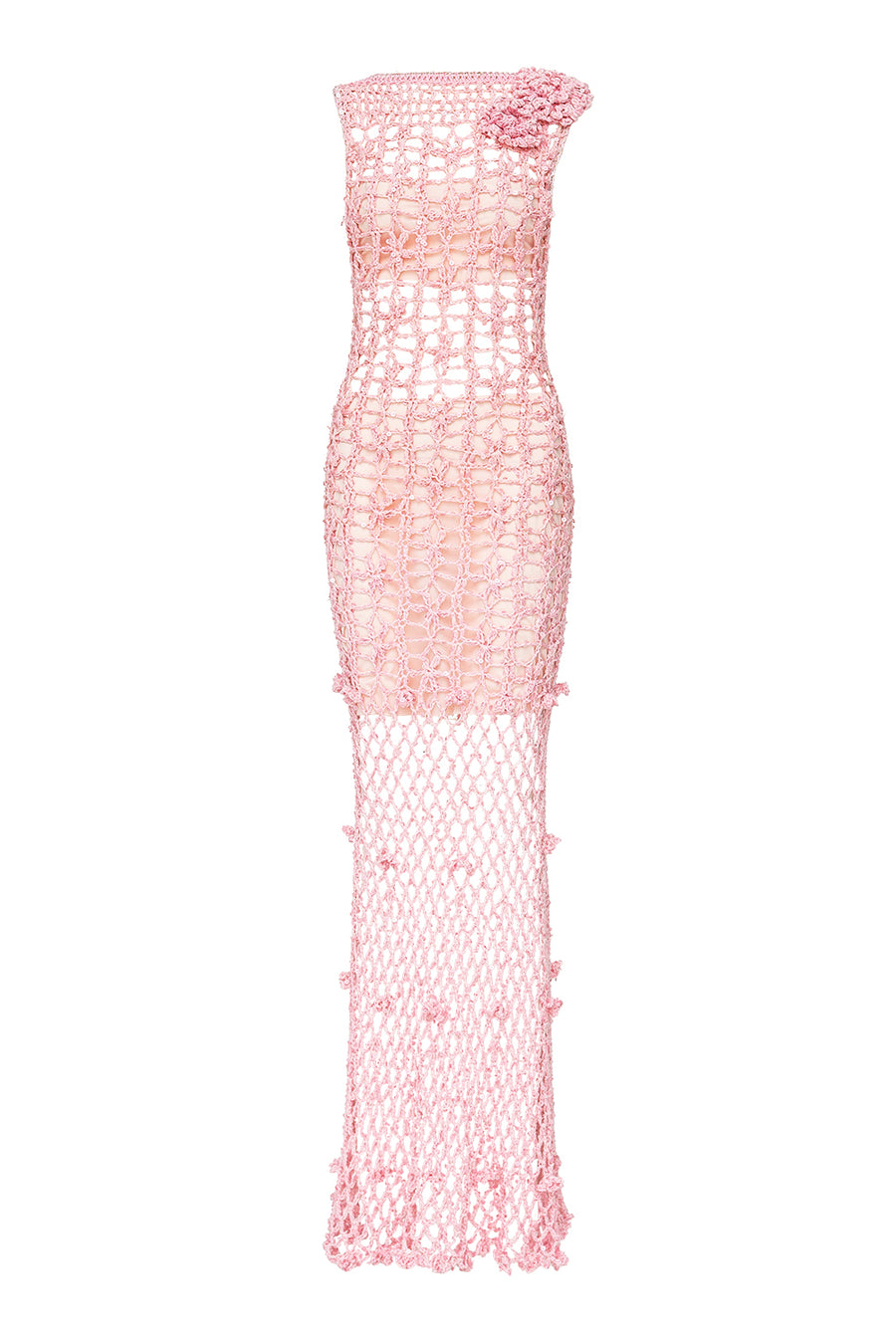 ANDREEVA | White Vanilla Handmade Maxi Crochet Dress ANDREEVA | White Vanilla Handmade Maxi Crochet Dress
