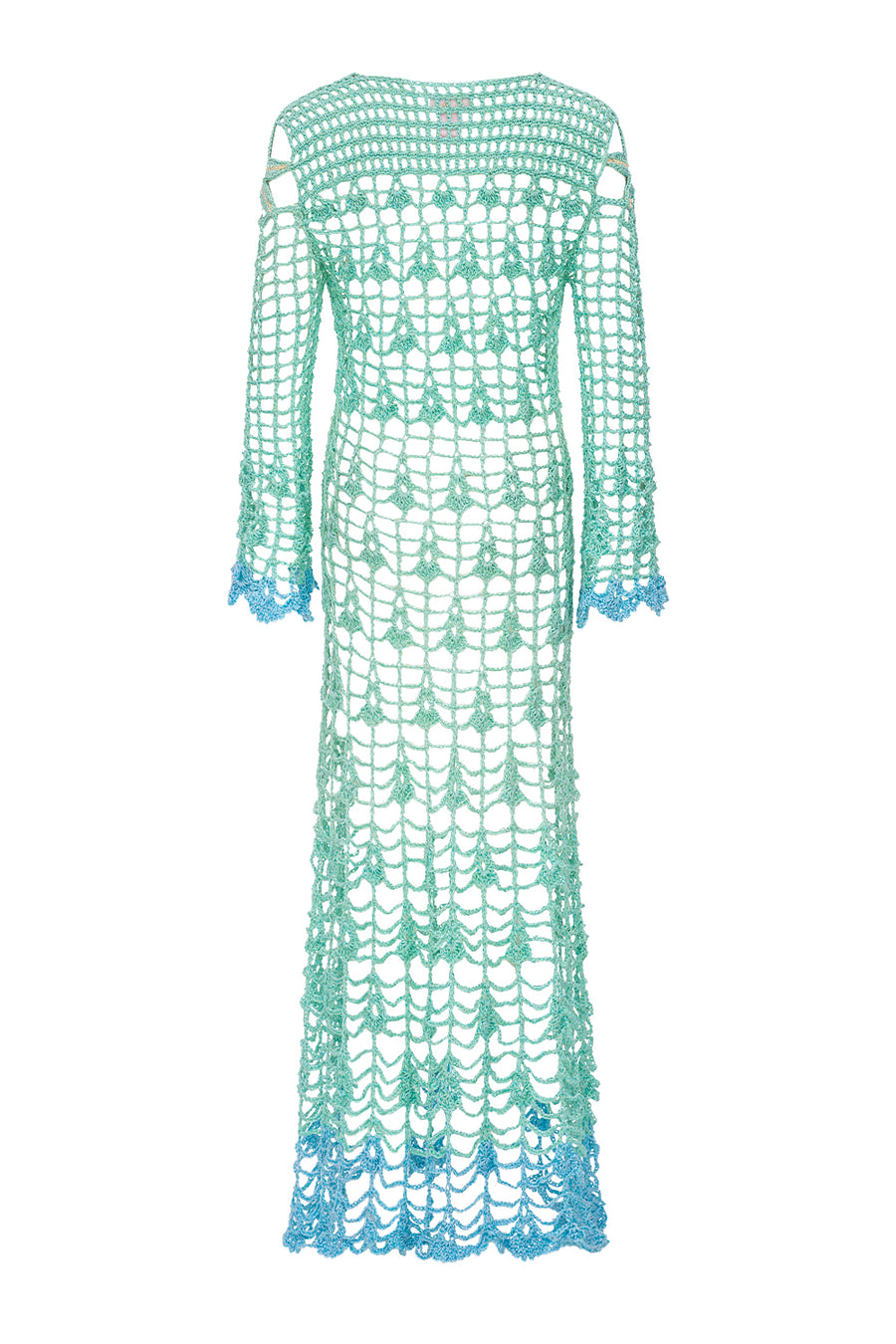 andreeva womens blue crohet cover up