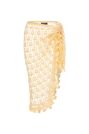 andreeva womens aqua blue crochet cover up