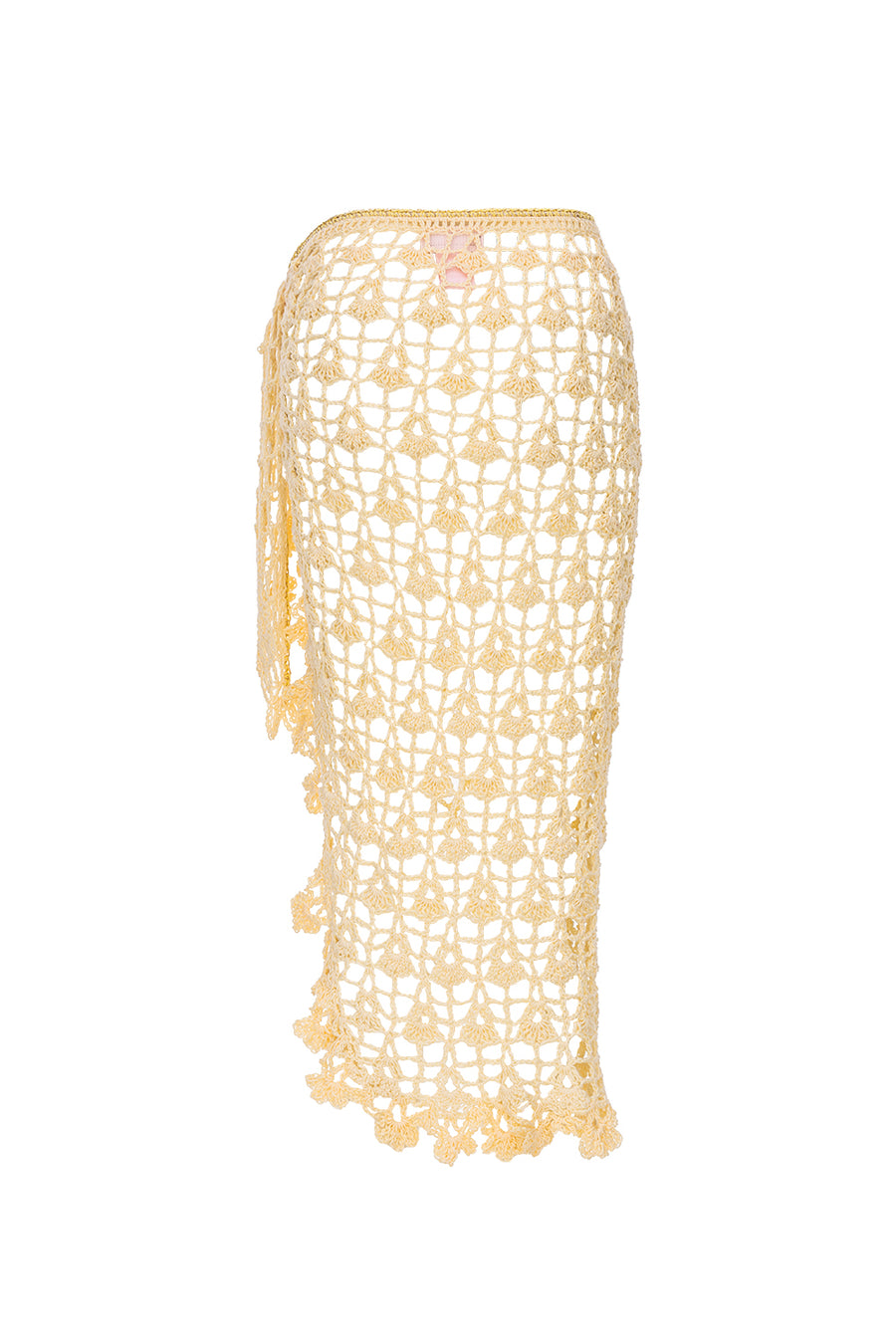 andreeva womens aqua blue crochet cover up
