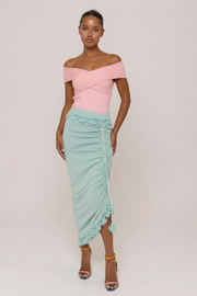 andreeva pink knit top 