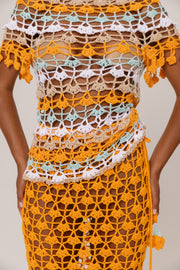 andreeva womens multicolor handmade crochet top