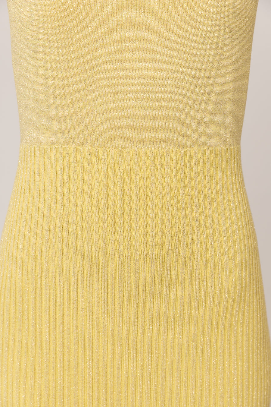 andreeva womens yellow knit midi dress