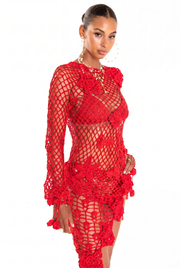 Cherry Handmade Crochet Top & Cover-Up