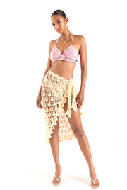 andreeva womens pink crochet bra