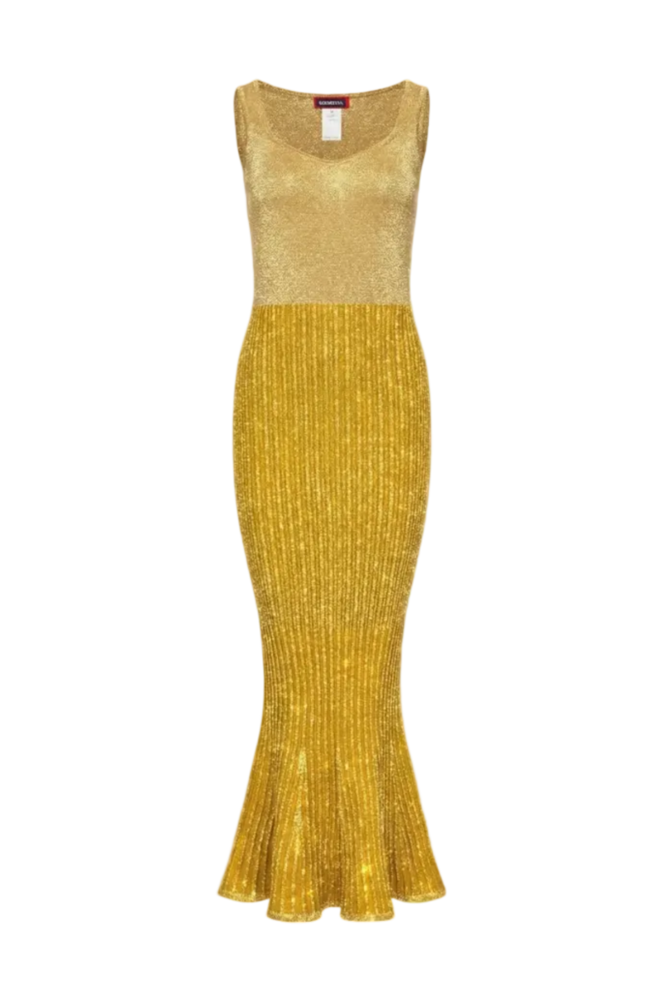 andreeva womens gold knit dress