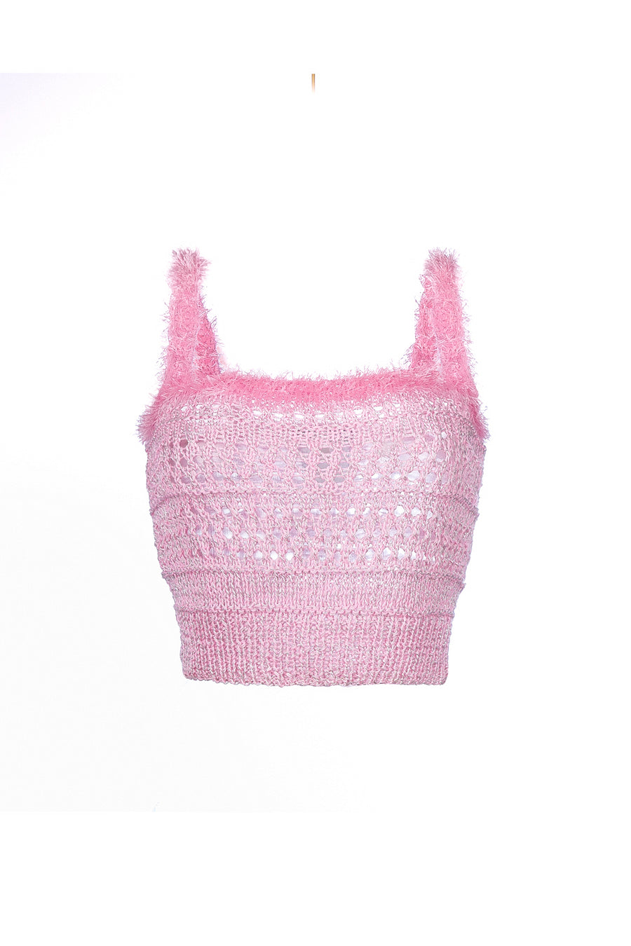 andreeva handmade pink knit top