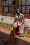 andreeva grey coat with feathers