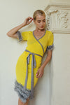 andreeva yellow knit top